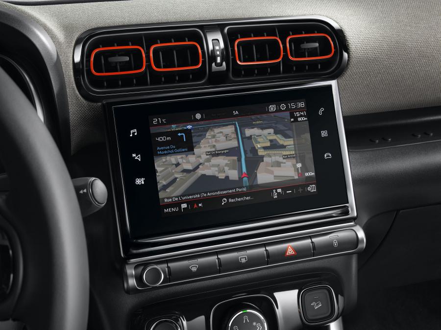 Детали интерьера Citroen C3 Aircross 2017 года  (WW) (фото 76 из 120)